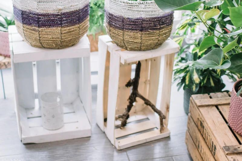 decoración con plantas para balcones