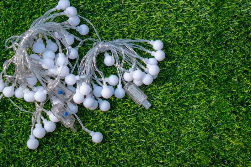 decorar boda con césped artificial