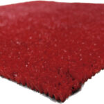 cesped artificial color rojo