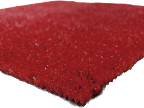 cesped artificial color rojo