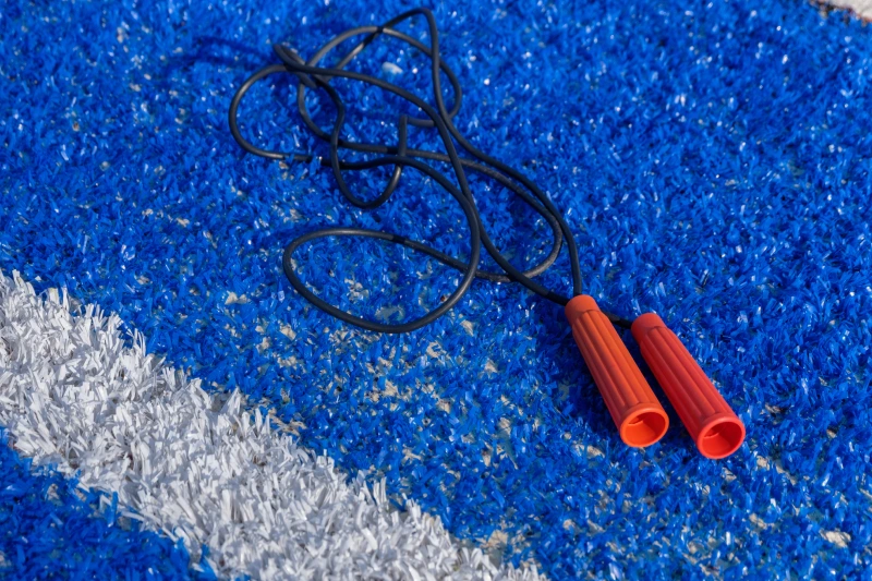 cesped artificial azul para deporte